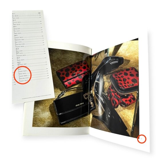 Miu Miu 2006 Wish List Catalog w/ Price List + Envelope – Rare Archival - Picture 9 of 15